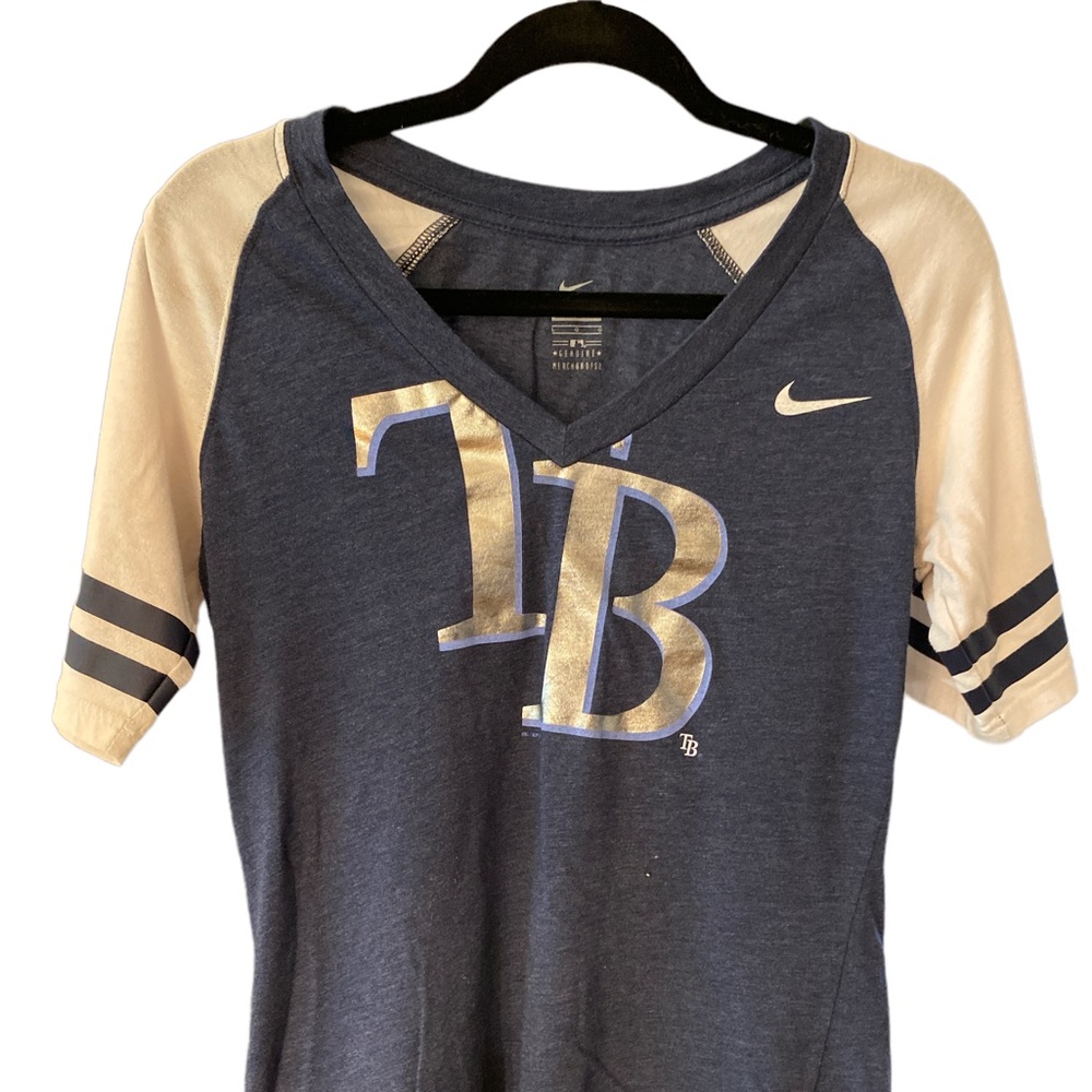 Womens Tampa Bay Rays V-neck Top